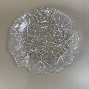 Vintage Indiana Glass "Lily Pons" Clear Salad Plate | Trinket Dish | 1930s